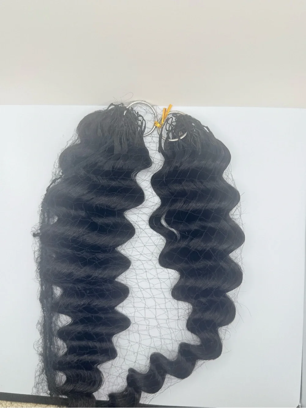 Human Crochet Hair 18 Inch 60g 50 Strands Deep Curly Miracle Knots